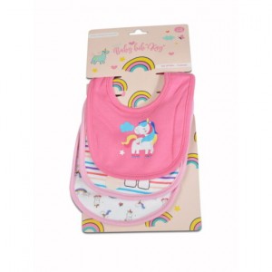 Cangaroo Σαλιάρες Σετ 3 τεμαχίων Kay - Pink (3800146265489) Cangaroo Σαλιάρες Σετ 3 τεμαχίων Kay - Pink (3800146265489)