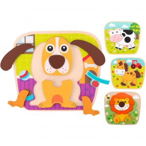 Ξύλινο Puzzle 7pcs  Με Ζωάκια Legnoland (39997) Ξύλινο Puzzle 7pcs  Με Ζωάκια Legnoland (39997)