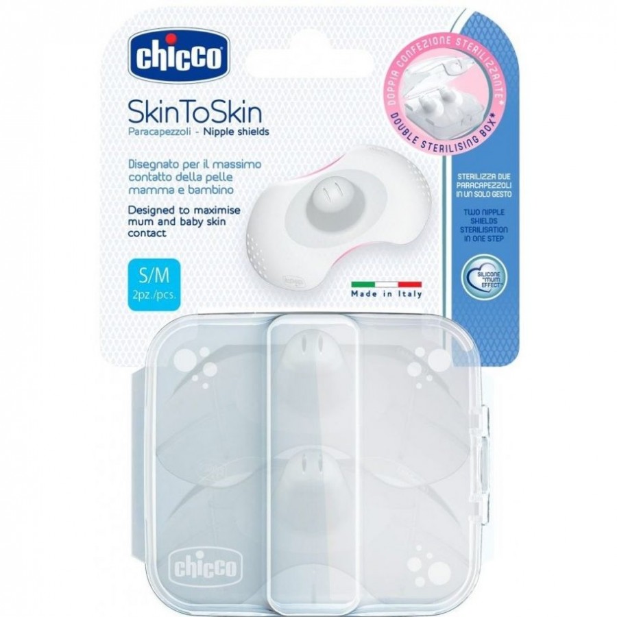 Chicco Δίσκοι Στήθους Σιλικόνης S/M 2 τμχ (J63-09033-00)