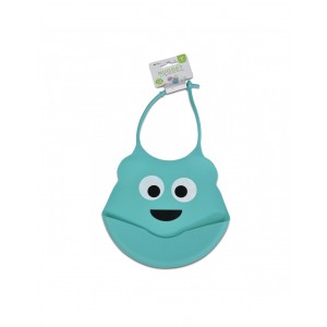 Cangaroo Σαλιάρα Σιλικόνης  Με Τσέπη blue (3800146266127)  Cangaroo Σαλιάρα Σιλικόνης  Με Τσέπη blue (3800146266127)