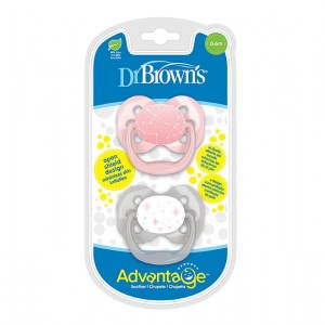 Dr Brown's Πιπίλα Σιλικόνης Advantage Επίπεδο 1 (0-6m) - Ροζ (PA12001) Dr Brown's Πιπίλα Σιλικόνης Advantage Επίπεδο 1 (0-6m) - Ροζ (PA12001)