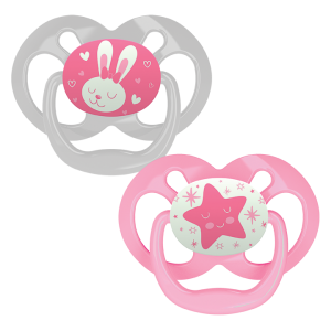 Dr Brown's Πιπίλα Σιλικόνης Advantage Νυχτός (6-18m) - Ροζ (PA22003) Dr Brown's Πιπίλα Σιλικόνης Advantage Νυχτός (6-18m) - Ροζ (PA22003)