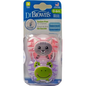 Dr Brown's Ορθοδοντική Πιπίλα PreVent Επίπεδο 1 (0-6m)  Με Ζωάκια (PV12014) Dr Brown's Ορθοδοντική Πιπίλα PreVent Επίπεδο 1 (0-6m)  Με Ζωάκια (PV12014)