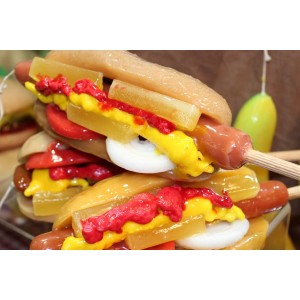 Σάντουιτς xxl με Λουκάνικο hot dog (000131) Σάντουιτς xxl με Λουκάνικο hot dog (000131)