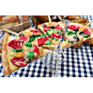 Χειροποίητη κέρινη λαμπάδα pizza (000132) Χειροποίητη κέρινη λαμπάδα pizza (000132)