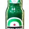 Χειροποίητη κέρινη λαμπάδα μπύρα πράσινη (000696)