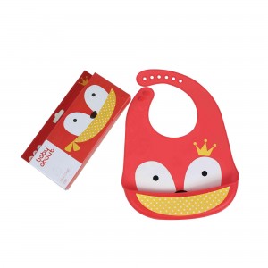 Babywise Σαλιάρα Σιλικόνης Cute Animals Red Bear (SLB022) Babywise Σαλιάρα Σιλικόνης Cute Animals Red Bear (SLB022)
