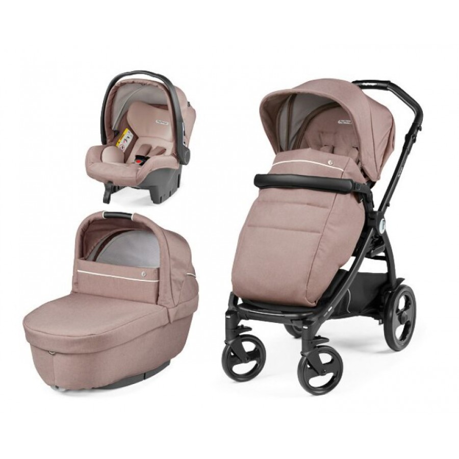 Peg Perego Πολυκαρότσι Book Smart Modular 3 in 1 Rosette (02818SV39)