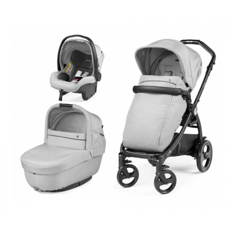 Peg Perego Πολυκαρότσι Book Smart Modular 3 in 1 Vapor (02818SV73)