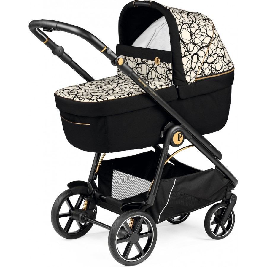 Peg Perego Πολυκαρότσι Veloce Lounge Modular 3 in 1Graphic Gold (02828AB50RO01)