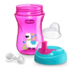 Chicco Εκπαιδευτικό κύπελλο Advanced Cup 12m+ Pink 266ml (06941P)