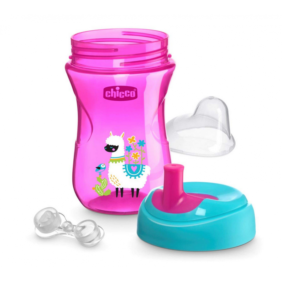 Chicco Εκπαιδευτικό κύπελλο Advanced Cup 12m+ Pink 266ml (06941P)