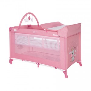 Lorelli Bertoni  Παρκοκρέβατο Noemi 2 Layers Plus Rose Velvet Unicorn (10080562151) Lorelli Bertoni  Παρκοκρέβατο Noemi 2 Layers Plus Rose Velvet Unicorn (10080562151)