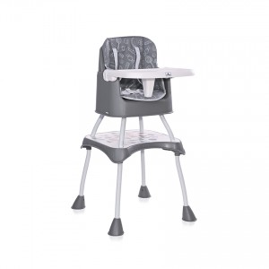 Lorelli Bertoni Καρεκλάκι Φαγητού Trick 3 in 1 Grey Candy (10100492137) Lorelli Bertoni Καρεκλάκι Φαγητού Trick 3 in 1 Grey Candy (10100492137)