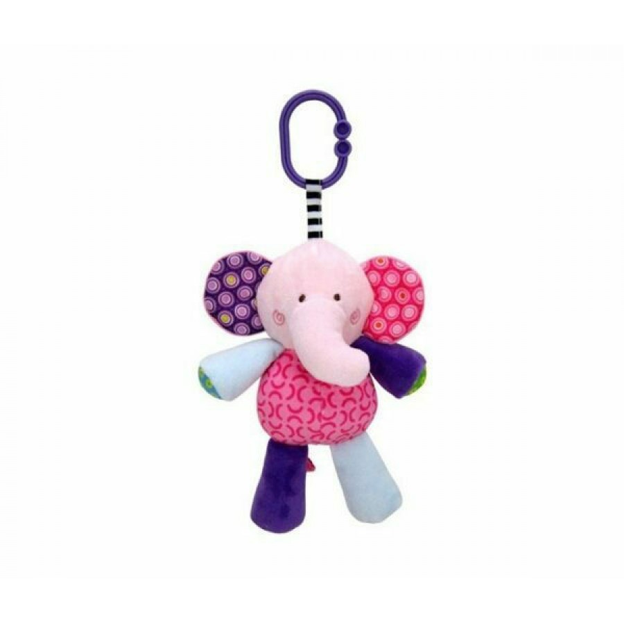 Lorelli Bertoni  Λούτρινo Music Toy Elephant Pink (10191440005)