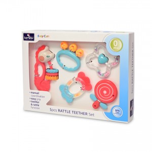 Lorelli Σετ Μασητικά & Κουδουνίστρες Rattle - Teether 5τμχ (1021075) Lorelli Σετ Μασητικά & Κουδουνίστρες Rattle - Teether 5τμχ (1021075)