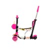 Lorelli Bertoni Scooter Smart Plus Pink Flowers Με χειρολαβή Γονέα (10390030016)