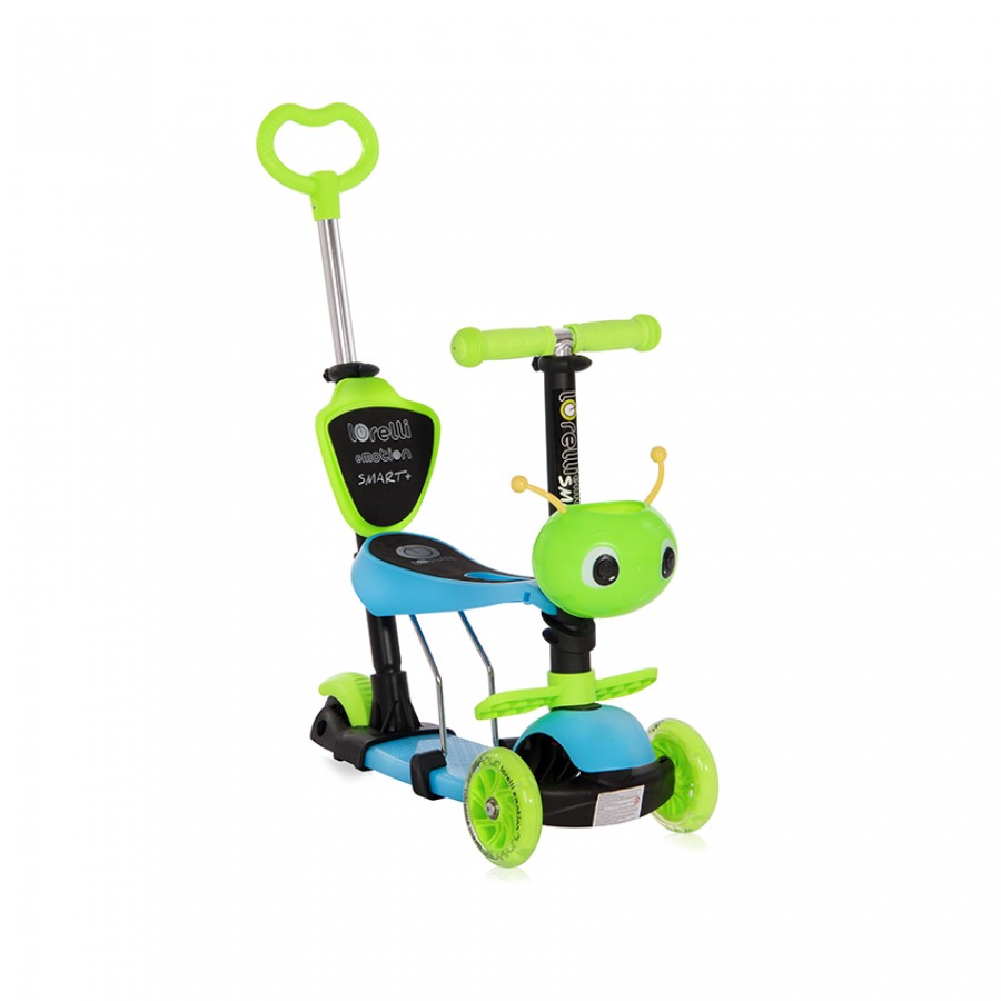 Lorelli Bertoni Scooter Smart Plus Blue & Green Με χειρολαβή Γονέα (10390030020)