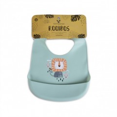 Cangaroo Σαλιάρα Σιλικόνης Rooibos  Με Τσέπη Mint (3800146267612)  Cangaroo Σαλιάρα Σιλικόνης Rooibos  Με Τσέπη Mint (3800146267612)