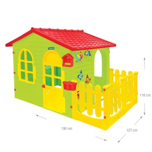 Mochtoys ΜεγάλοΠαιδικό Σπίτι Με Φράχτη 12243 (5907442122435) Mochtoys ΜεγάλοΠαιδικό Σπίτι Με Φράχτη 12243 (5907442122435)