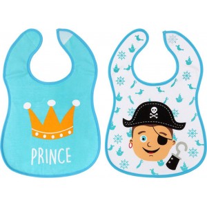 Kiokids Σετ Σαλιάρες 2τμχ. Πρίγκιπας-Πειρατής (1823)