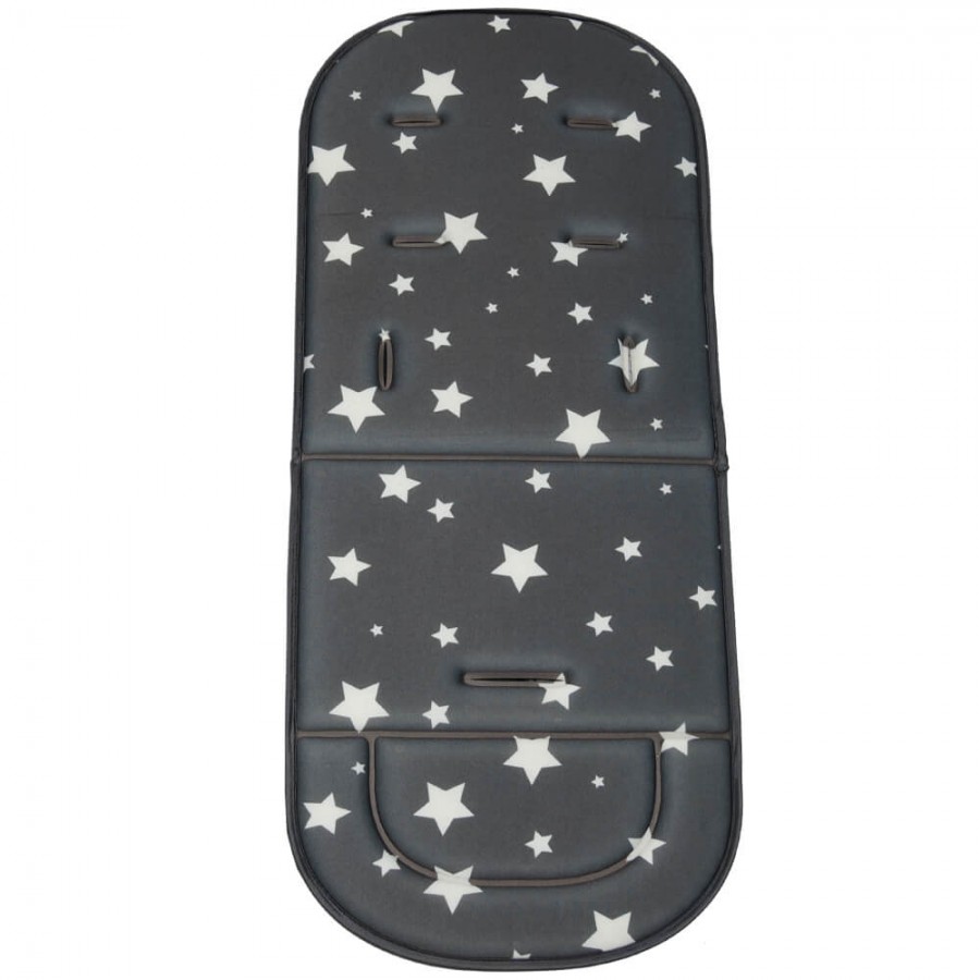 Bebestars Στρώμα καροτσιού Stars Dark Grey (208-187)