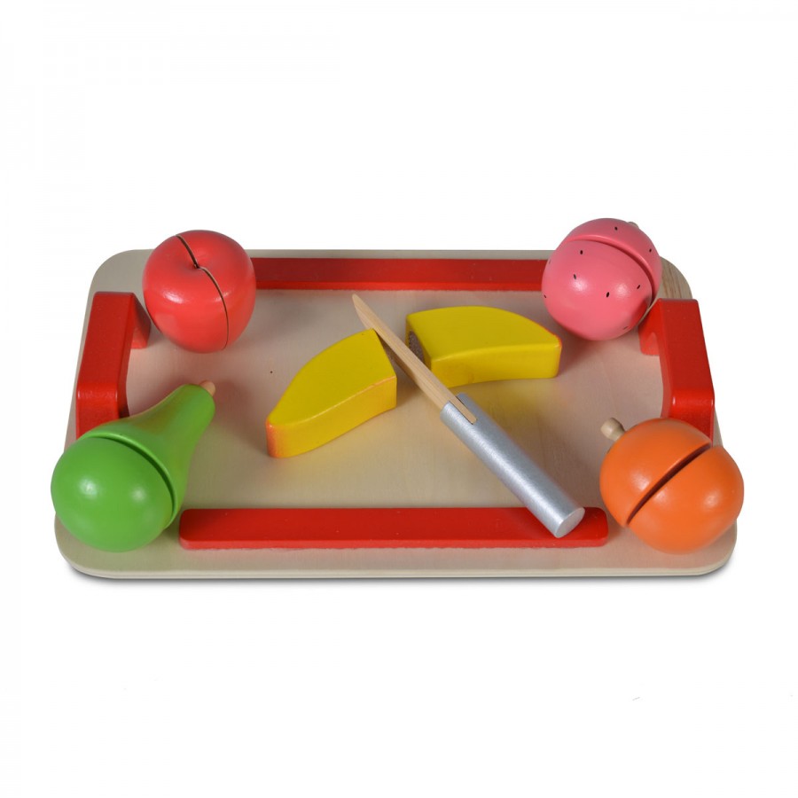 Wooden chopping board fruits set (4306)