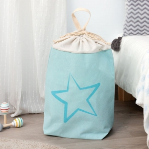 Kiokids Καλάθι Αποθήκευσης Σιέλ 48x20x43 εκ. (3010) Kiokids Καλάθι Αποθήκευσης Σιέλ 48x20x43 εκ. (3010)