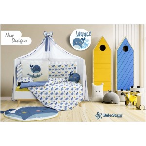 Bebe Stars Προίκα Μωρού 9 τεμαχίων Whale (3100) Bebe Stars Προίκα Μωρού 9 τεμαχίων Whale (3100)