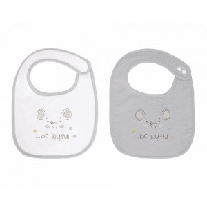 Kikkaboo Σετ 2 τεμ Σαλιάρες Joyful Mice (31104010038) Kikkaboo Σετ 2 τεμ Σαλιάρες Joyful Mice (31104010038)