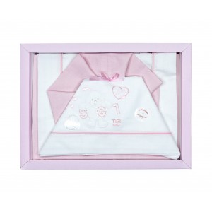 Picolle Emozioni Σεντόνια Σετ 3 Τεμαχίων για Βρεφικό Κρεβατάκι Sogni (31104)