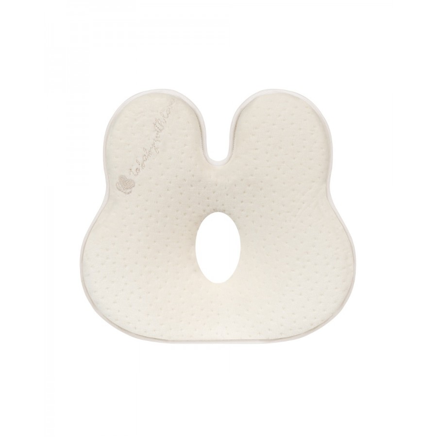  Kikkaboo Εργονομικό Μαξιλάρι Memory Foam Bunny White Velvet (31106010065)