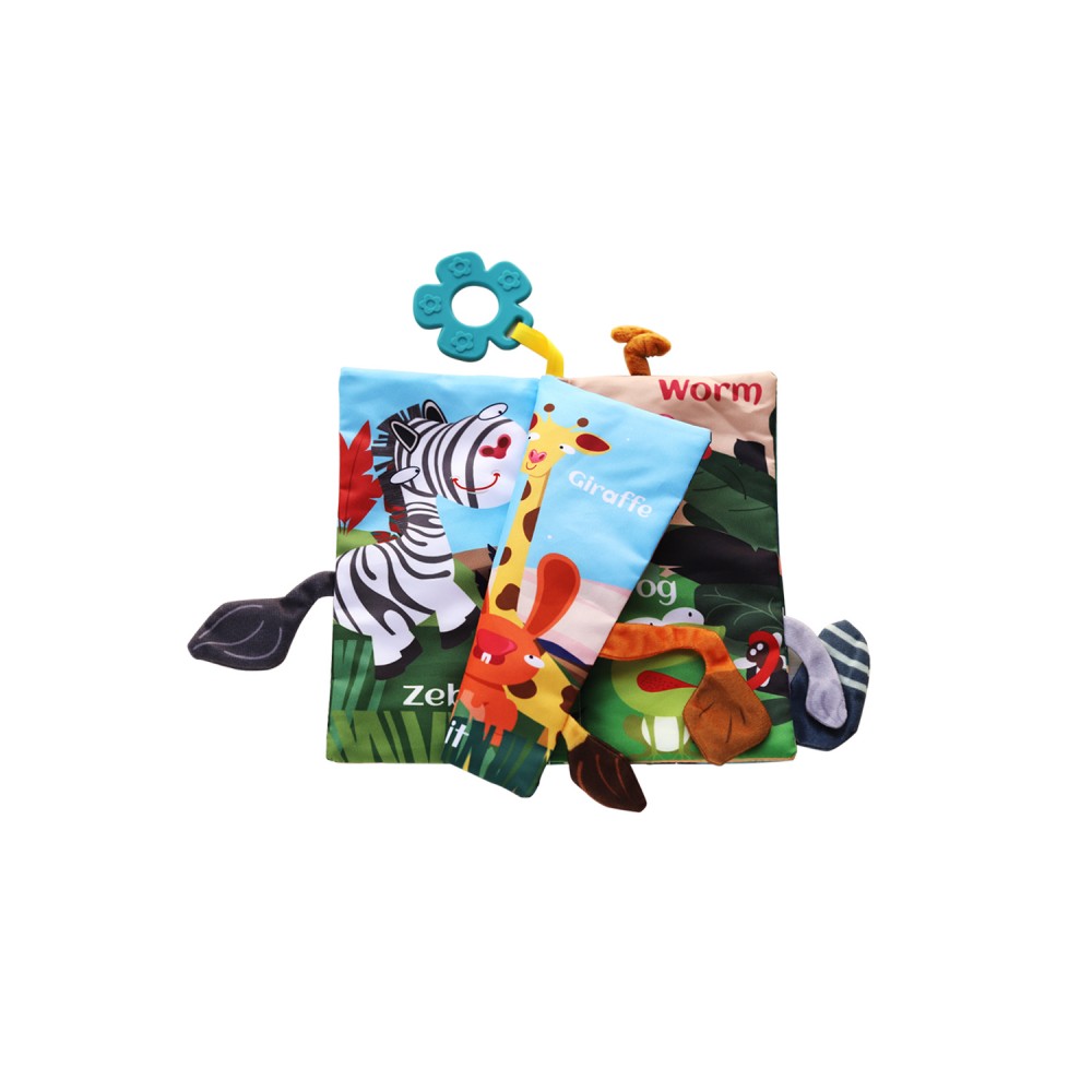 Kikka Boo Εκπαιδευτικό Βιβλίο Δραστηριοτήτων Wild Animals από Ύφασμα (31201010264)