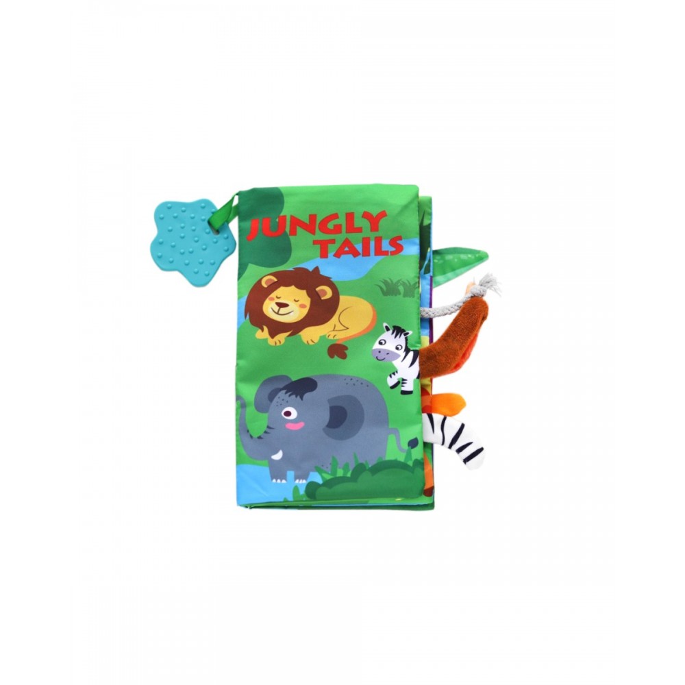 Kikka Boo Εκπαιδευτικό Βιβλίο Δραστηριοτήτων Jungly Tails από Ύφασμα (31201010267)