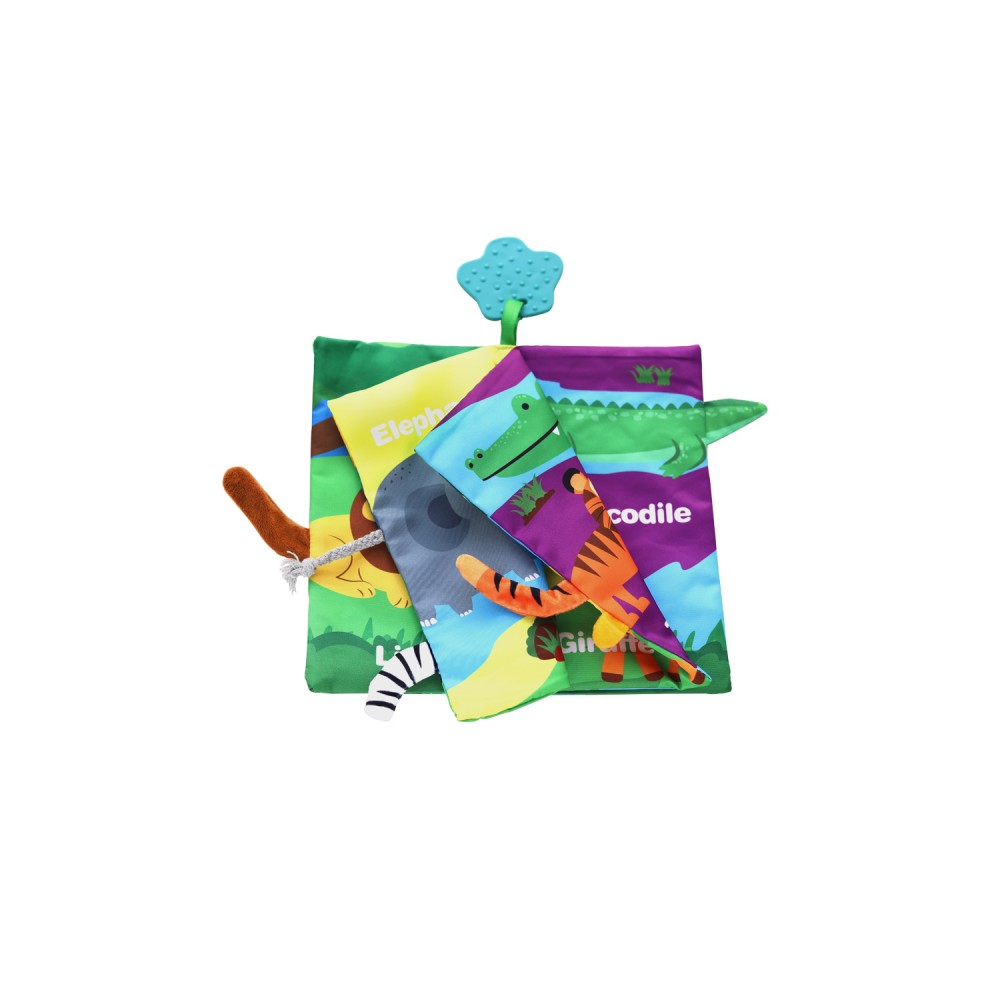 Kikka Boo Εκπαιδευτικό Βιβλίο Δραστηριοτήτων Jungly Tails από Ύφασμα (31201010267)