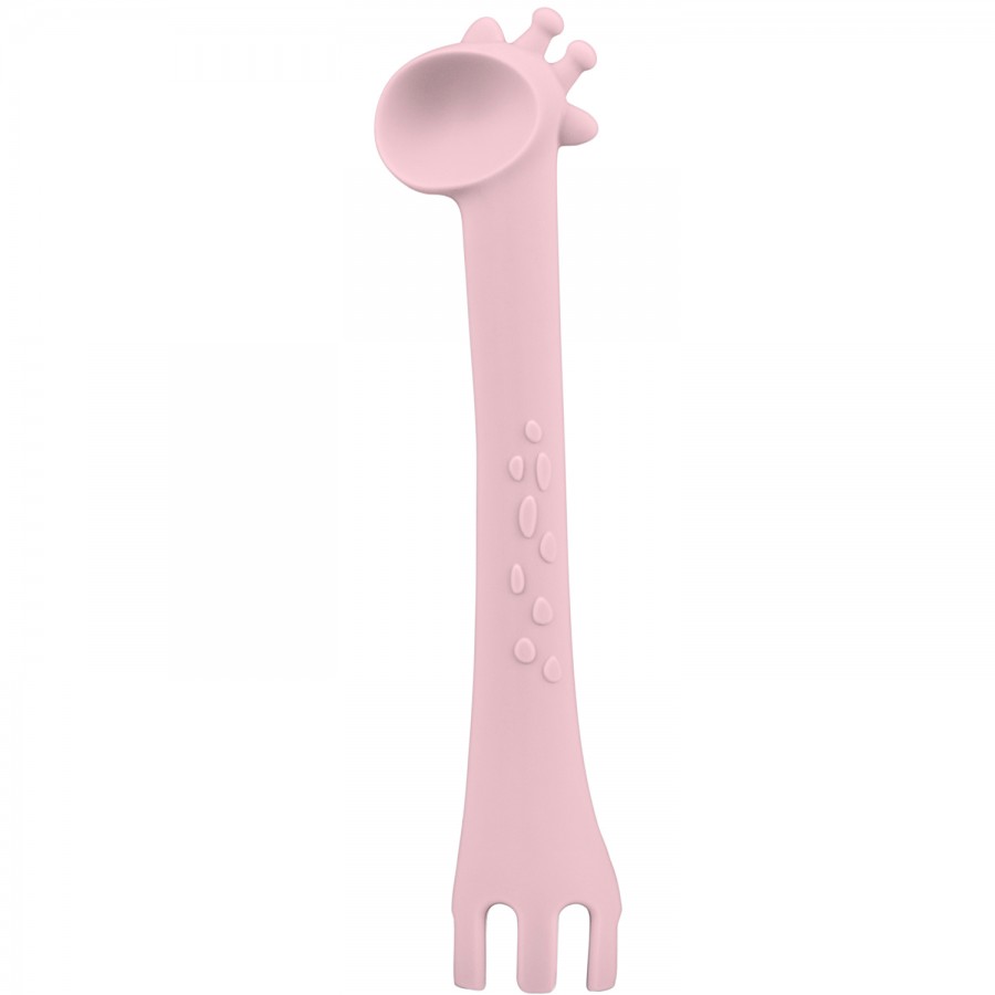 Kikka Boo Κουτάλι Σιλικόνης Giraffe Pink (31302040080)