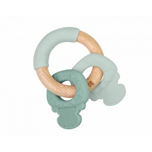 Kikka Boo Μασητικό Σιλικόνης και Ξύλο Keys Mint (31303020053) Kikka Boo Μασητικό Σιλικόνης και Ξύλο Keys Mint (31303020053)