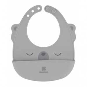 Kikkaboo Σαλιάρα από Σιλικόνη Grey (31303030037) Kikkaboo Σαλιάρα από Σιλικόνη Grey (31303030037)