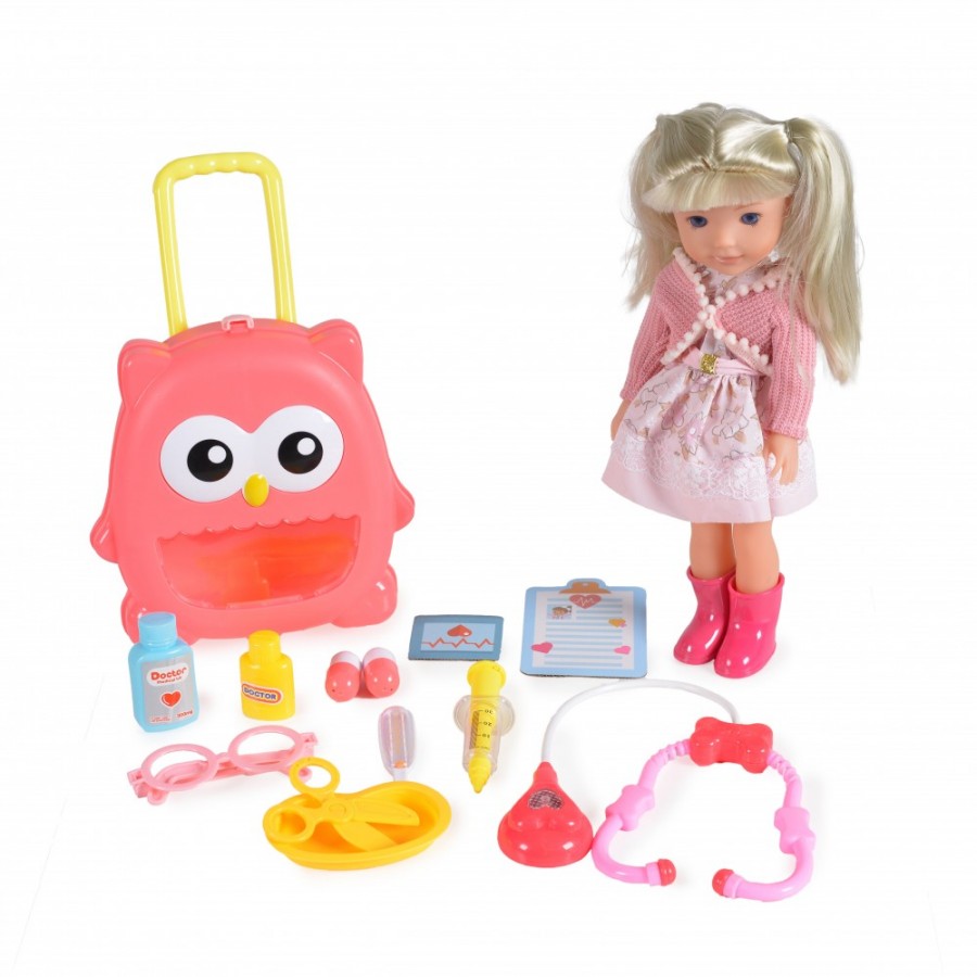 Moni Toys Κούκλα με Εργαλεία Γιατρού Doctor Doll Playset (380014622209)