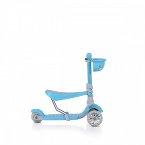 Moni Scooter 3 in 1 Bubblegum Blue (3800146227265) Moni Scooter 3 in 1 Bubblegum Blue (3800146227265)