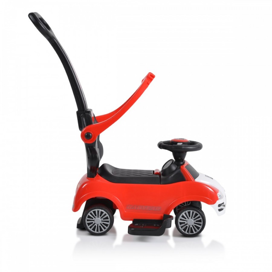 Περπατούρα Αυτοκινητάκι Με λαβή Γονέα Ride On Rider 2 in 1 Red (3800146230852)