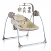 Ηλεκτρικό Βρεφικό Ρηλάξ-Κούνια Cangaroo Baby Swing+ Plus Cappuccino (3800146247416)