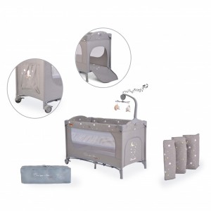 Cangaroo Παρκοκρέβατο Play yard Once upon a time L2 Grey (108440) Cangaroo Παρκοκρέβατο Play yard Once upon a time L2 Grey (108440)