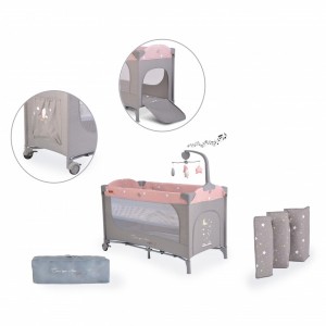 Cangaroo Παρκοκρέβατο Play yard Once upon a time L2 Pink (108443) Cangaroo Παρκοκρέβατο Play yard Once upon a time L2 Pink (108443)