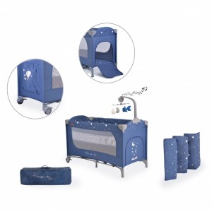 Cangaroo Παρκοκρέβατο Play yard Once upon a time L2 Jeans (108442) Cangaroo Παρκοκρέβατο Play yard Once upon a time L2 Jeans (108442)