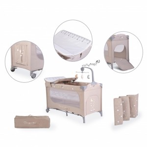 Cangaroo Παρκοκρέβατο Play yard Once upon a time L3 Beige (3800146248413) Cangaroo Παρκοκρέβατο Play yard Once upon a time L3 Beige (3800146248413)