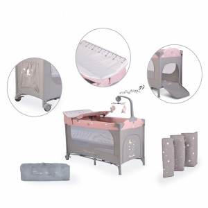 Cangaroo Παρκοκρέβατο Play yard Once upon a time L3 Pink (3800146248437) Cangaroo Παρκοκρέβατο Play yard Once upon a time L3 Pink (3800146248437)