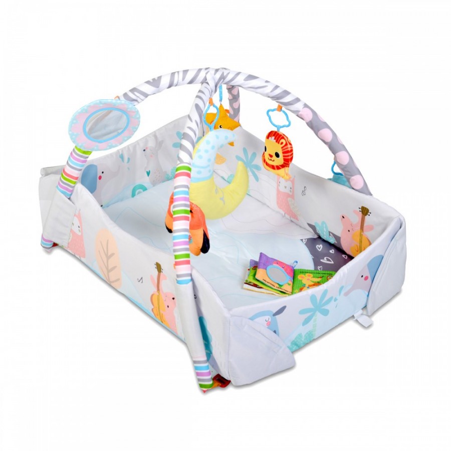 Cangaroo Γυμναστήριο Play Mat Oasis grey (3800146265335)