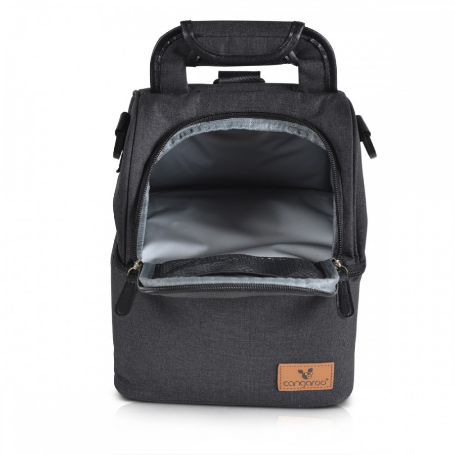 Cangaroo Lunchbag Ισοθερμική Τσάντα Aurora Black (3800146268138)