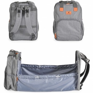 Cangaroo Backpack Τσάντα Αλλαξιέρα Πτυσσόμενη Liana Grey (3800146268725) Cangaroo Backpack Τσάντα Αλλαξιέρα Πτυσσόμενη Liana Grey (3800146268725)